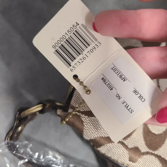 Coach Brown Signature Canvas Bag - Picture 3 of 5